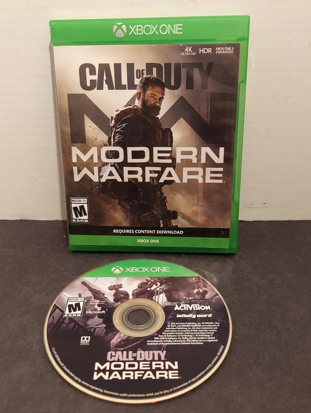 Call of Duty Modern Warfare (Xbox One, 2019) Cod Xbox One X Enhanched Game
